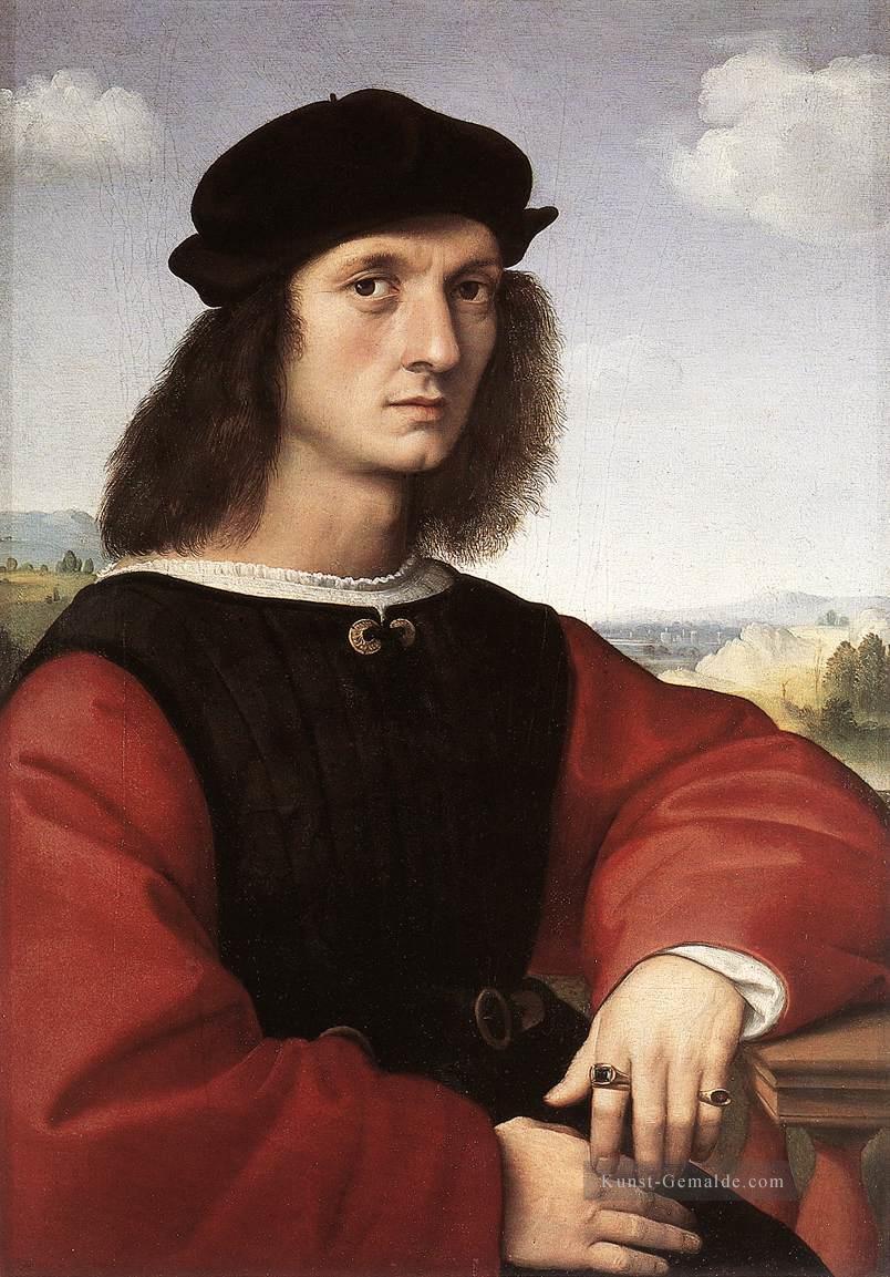 Porträt von Agnolo Doni Renaissance Meister Raphael Ölgemälde